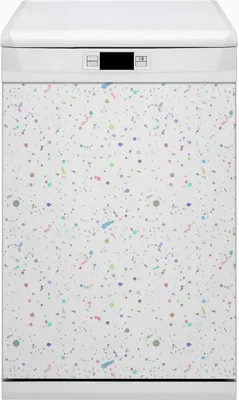 Produktbild von Küche Magnet für Spülmaschine  Abwaschbar 45x80 cm Geschirrspüle  - Fleckfarben