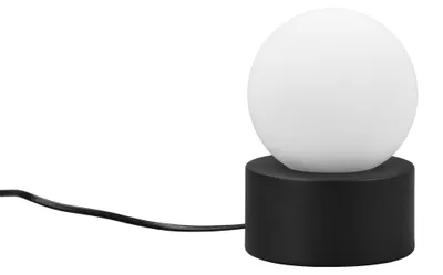 Immagine prodotto di Lampada da tavolo COUNTESS bianco e nero 1xE14x25W in metallo, dimensioni: 17x12x12 cm, IP20, RL