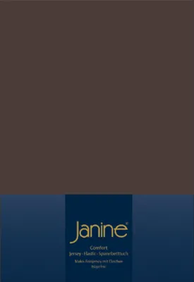 Produktbild von Janine ELASTIC Spannbetttuch 5002  - 200 X 200 dunkelbraun