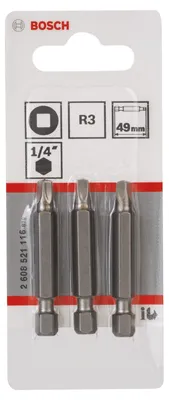 Produktbild von Schrauberbit Extra-Hart R3, 49 mm, 3er-Pack