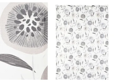 Produktbild von Vorhang mit Blumenmuster von ESPRIT – 140 x 0,3 x 260 cm – Mehrfarbig – Polyester