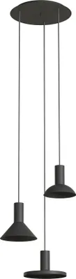Zdjęcie produktu dla Żyrandol HERMANOS czarny 3xGU10x10W metal wym:130x40x40cm IP20 Nowodvorski Lighting