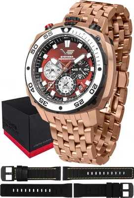 Zdjęcie produktu dla Zegarek  Vostok Europe VK67-650E724B różowe złoto