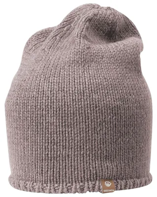 Giesswein Unisex Longbeanie Hohloh mit Rippmuster aus Wolle in grau