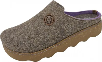 Produktbild von Rohde Damen Hausschuhe Pantoffeln Softfilz Foggia 6120, Größe:41 EU, Farbe:Braun