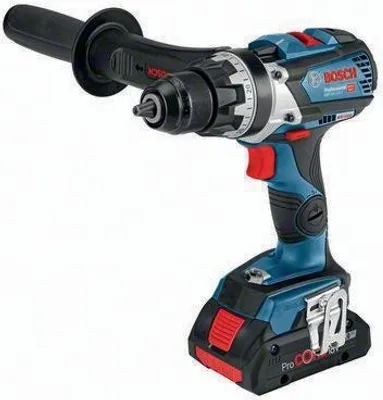 Produktbild von Akku-Bohrschrauber GSR 18V-110 C Professional, 18Volt (blau/schwarz, 2x Li-Ionen Akku 5,0Ah, L-BOXX)