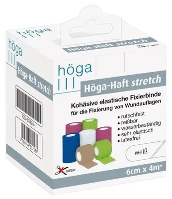 Immagine prodotto di Benda elastica Höga-Haft, 6 cm x 4 m, bianca, 1 pezzo