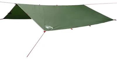Image de vidaXL Tarp Vert 360x294 cm Imperméable à l'eau