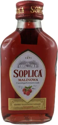 Produktbild von Soplica Malinowa Polnischer Likör 28% Vol. 12er Set (12 x 100ml) Himbeerlikör