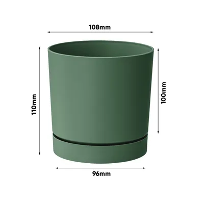 Immagine prodotto di Vaso in abete verde con base 11 cm Tubo