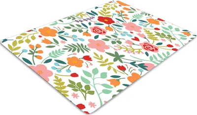 Produktbild von Stuhlunterlage Bürostuhlunterlage 120 cm x 90 cm Bodenmatte Bürostuhlunterlage - Bild in den Blumen