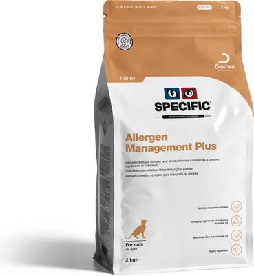Productafbeelding van Speciaal dieet voor volwassen katten met voedingssensibiliteiten, huidproblemen en/of allergieën - plus 2 kg