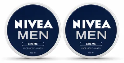 Produktbild von 2 x NIVEA MEN Creme - Körpercreme - 150 ml - Vorteilspackung - 2 Stücke