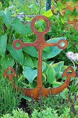 Produktbild von Anker Metall Rost Gartendeko Edelrost Groß rostig 54cm x 46cm