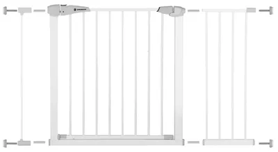 Productafbeelding van Traphekje | 76 - 120 cm | Traphek | Veiligheidshekje | Metaal | Wit