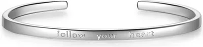 Produktbild von Glanzstücke München Armreif follow your heart Sterling Silber 17,0 cm, flexibel einstellbar 60603306
