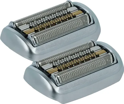 Produktbild von vhbw 2x Ersatz-Scherköpfe kompatibel mit Braun Series 9, Pro Elektrorasierer, silber-matt