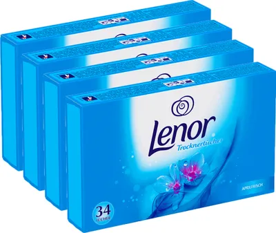 Produktbild von Lenor Trocknertücher Aprilfrisch 4 x 34 Tücher