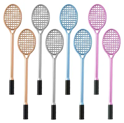 Productafbeelding van Set van 8 Tennisschläger Gelpennen - 0,5 mm Zwart