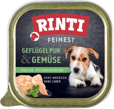 Produktbild von Rinti - Feinest 11x150g  |  Geflügel Pur & Gemüse