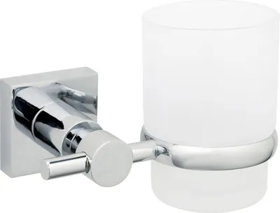 Produktbild von tesa hukk Zahnbürstenhalter inkl. Kleber silber