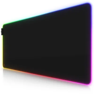 Image de Tapis de souris de jeu Titanwolf RGB XL 900 x 400 mm - améliore la précision & la vitesse
