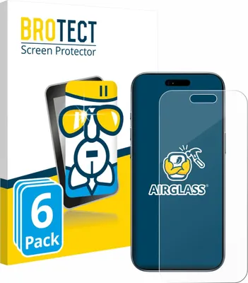 Produktbild von 6x BROTECT Schutzglas für Apple iPhone Air Schutzfolie Panzer Folie Glas Display Schutz klar