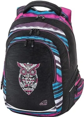 Produktbild von Walker Schulrucksack Fame Dark Owl 34 Liter Zipprucksack