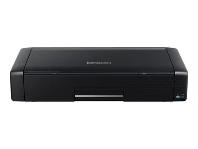 Produktbild von Epson WorkForce WF-110W - Drucker - Farbe - Tintenstrahl - A4 - 5760 x 1440 dpi - bis zu 7 Seiten/Min. (einfarbig)/bis zu 4 Seiten/Min. (Farbe) - Kapazität: 20 Blätter - USB 2.0, Wi-Fi(n)