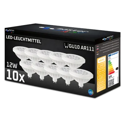 A product box for LED light bulbs.