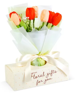 Produktbild von Künstliche Pflanze - Heimdekoration - Tulpe - 24,5 x 11,5 x 40 cm 1 Stück [11976]