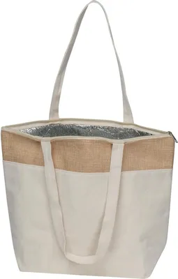 Produktbild von Kühltasche aus Baumwolle und Jute