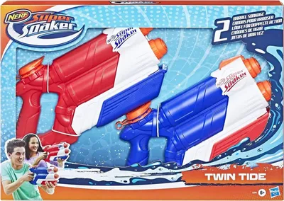 Zdjęcie produktu dla Hasbro Nerf Super Soaker – zestaw Twin Tide, 2 szt. F2393