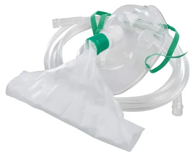 Produktbild von HUM AEROpart Sauerstoffmaske Kinder 2m mit Reservoir