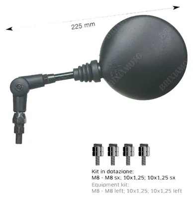 Immagine prodotto di Specchietto manubrio FAR 257 reversibile
