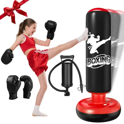 Immagine prodotto di Sacco da boxe gonfiabile per bambini, altezza 160 cm
