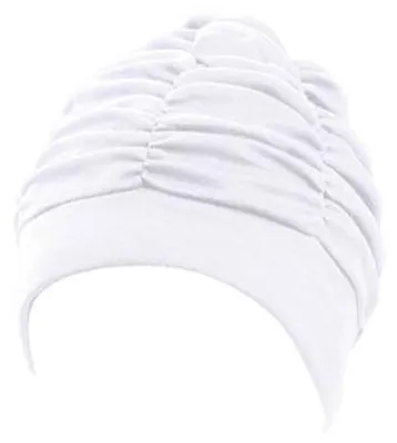 Image de Bonnet de bain Beco pour femme | Tissu | Grande taille | Blanc