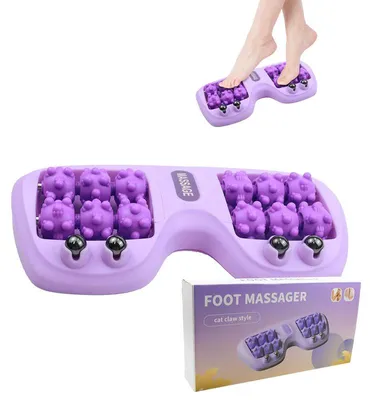Produktbild von Fußmassagegeräte,Fußmassageroller,Portable Dual Foot Massage Roller,Fußmassagerolle für Plantarfasziitis,Massagegerät für Füße Fersensporn,Foot Massag