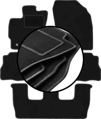 Immagine prodotto di Set di tappetini in velluto per: Toyota Prius III Plus 7 posti (dal 2011)