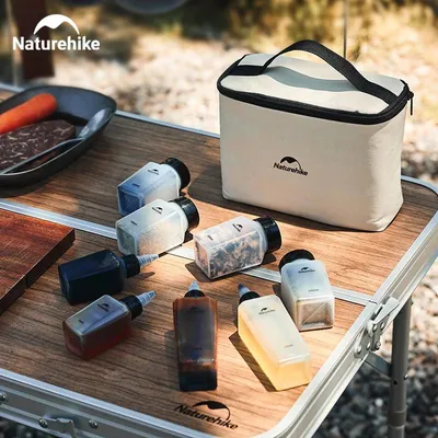 Produktbild von Camping Gewürzbehälter-Set Naturehike 6-teilig tragbare Gewürzflaschen