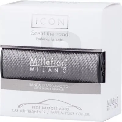 Image de Millefiori Milano Icon Car Air Freshener Sandalwood Bergamot Urban