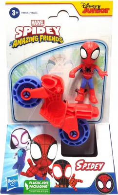 Produktbild von Marvel Spidey and His Amazing Friends Spidey mit Motorrad, 3 Jahr(e)