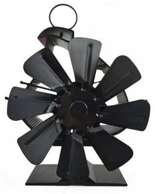Kachelventilator, 8 Blätter, wärmebetrieben, klein