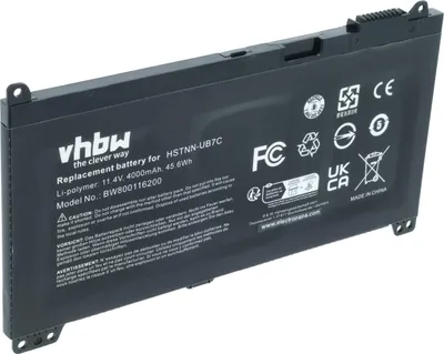 Produktbild von vhbw Akku Ersatz für HP HSTNN-Q06C, HSTNN-UB7C, HSTNN-Q03C, HSTNN-Q04C, HSTNN-Q01C, HSTNN-Q02C, HTTNN-Q01C für Notebook (4000 mAh, 11,4 V, Li-Polymer)