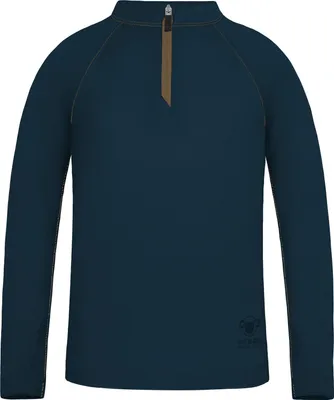 Produktbild von normani Kinder Merino Langarm mit 1/4 Zipper