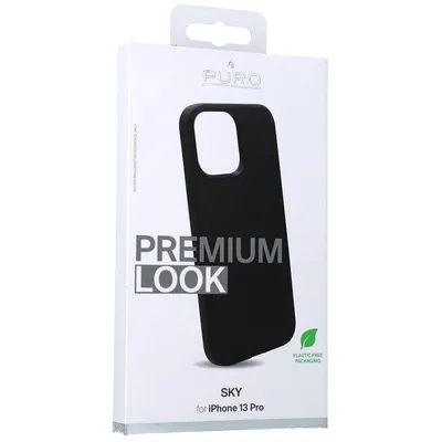 Produktbild von PURO IPC13P61SKYBLK, Cover, Apple, IPhone 13 Pro, 15,5 cm (6.1"), Schwarz