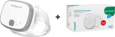 Obrázek produktu pro BabyOno SET Elektrická odsávačka SHELLY + Vložky do podprsenky 70ks