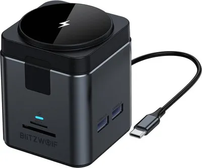 Zdjęcie produktu dla BlitzWolf Blitzwolf 9in1 docking station BW-TH17 + 15W charger