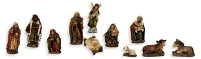 Produktbild von Krippenzubehör, Krippenfiguren 11-teilig, für 4cm Figuren