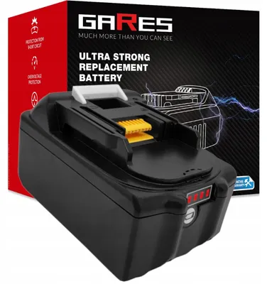 Zdjęcie produktu dla GARES Akumulator Bateria do elektronarzędzi Makita DUB361Z DUR181Z DUC122Z | 18 V 5Ah | Wydajne Ogniwa High-Performance Zamiennik Premium | Wysoka Moc i Trwałość |